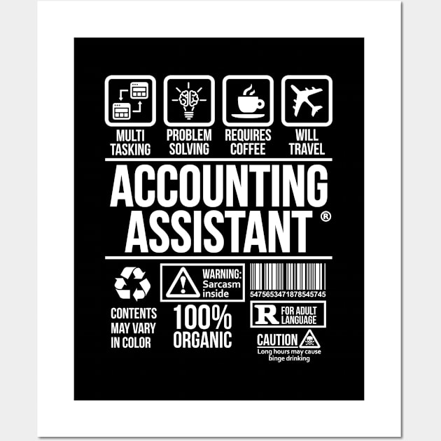 Accounting assistant T-shirt | Job Profession | #DW T-Shirt T-Shirt T-Shirt Wall Art by DynamiteWear